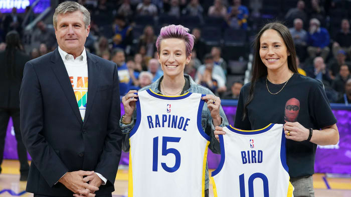 rick-welts-warriors-sue-bird-megan-rapinoe